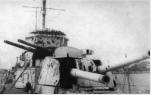 I danni subiti dallincrociatore pesante Exeter nello scontro con lAdmiral Graf Spee (Foto da Faggioni G.  La guerra aeronavale lungo le coste dellAmerica meridionale, Bollettino dArchivio dellUfficio Storico della Marina Militare, Roma, Dicembre 201